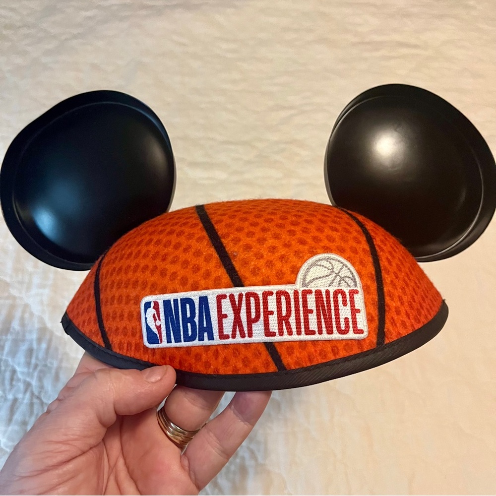 Disney NBA Experience Basketball Hat Ears Ear Hat No Longer Available New